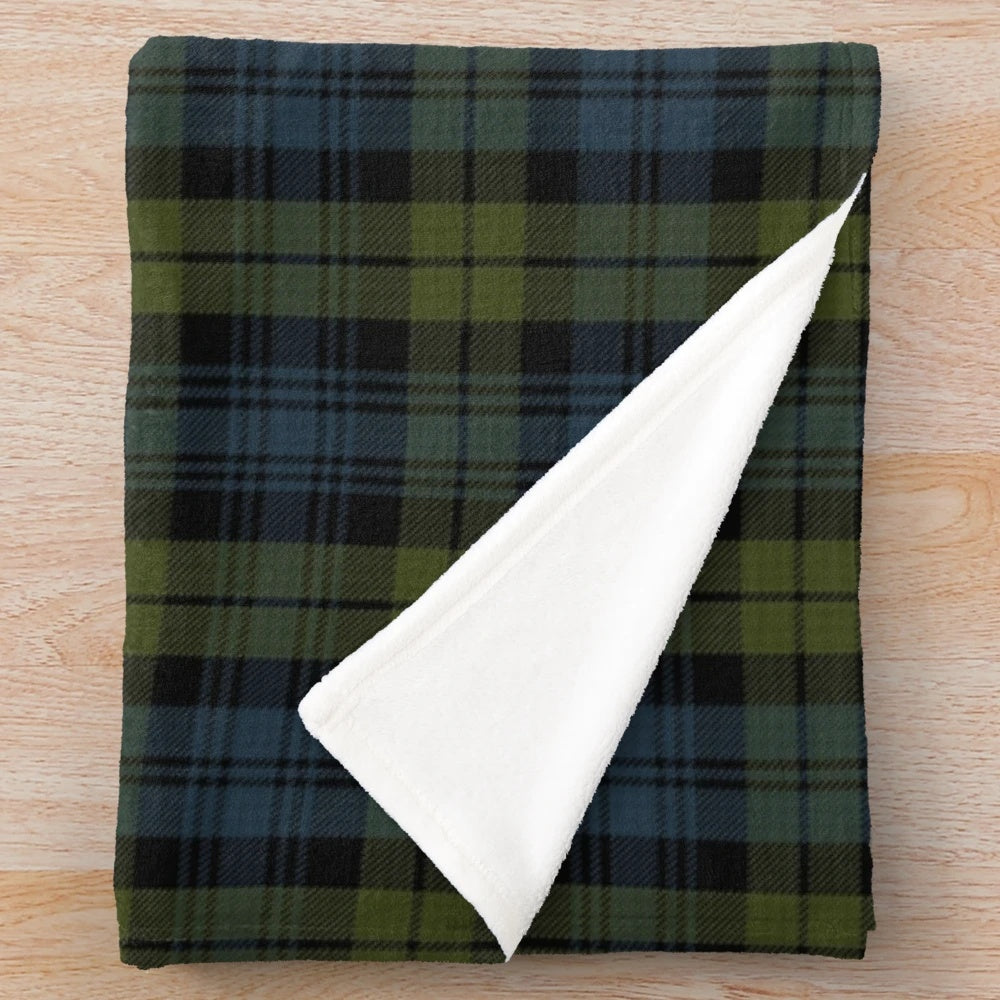 Campbell Clan Tartan Plush Blanket