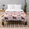 Cane Corso dog plush blanket for pet lovers