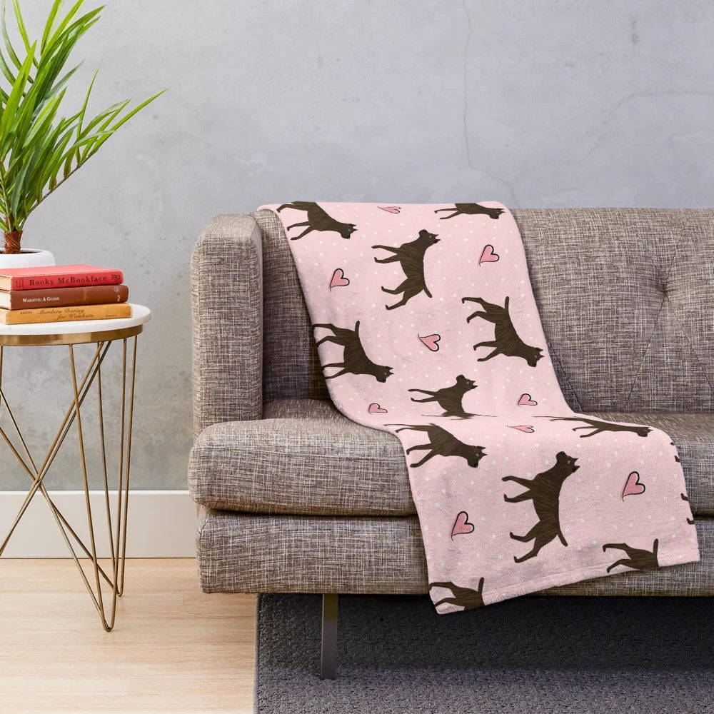 Cane Corso dog plush blanket for pet lovers