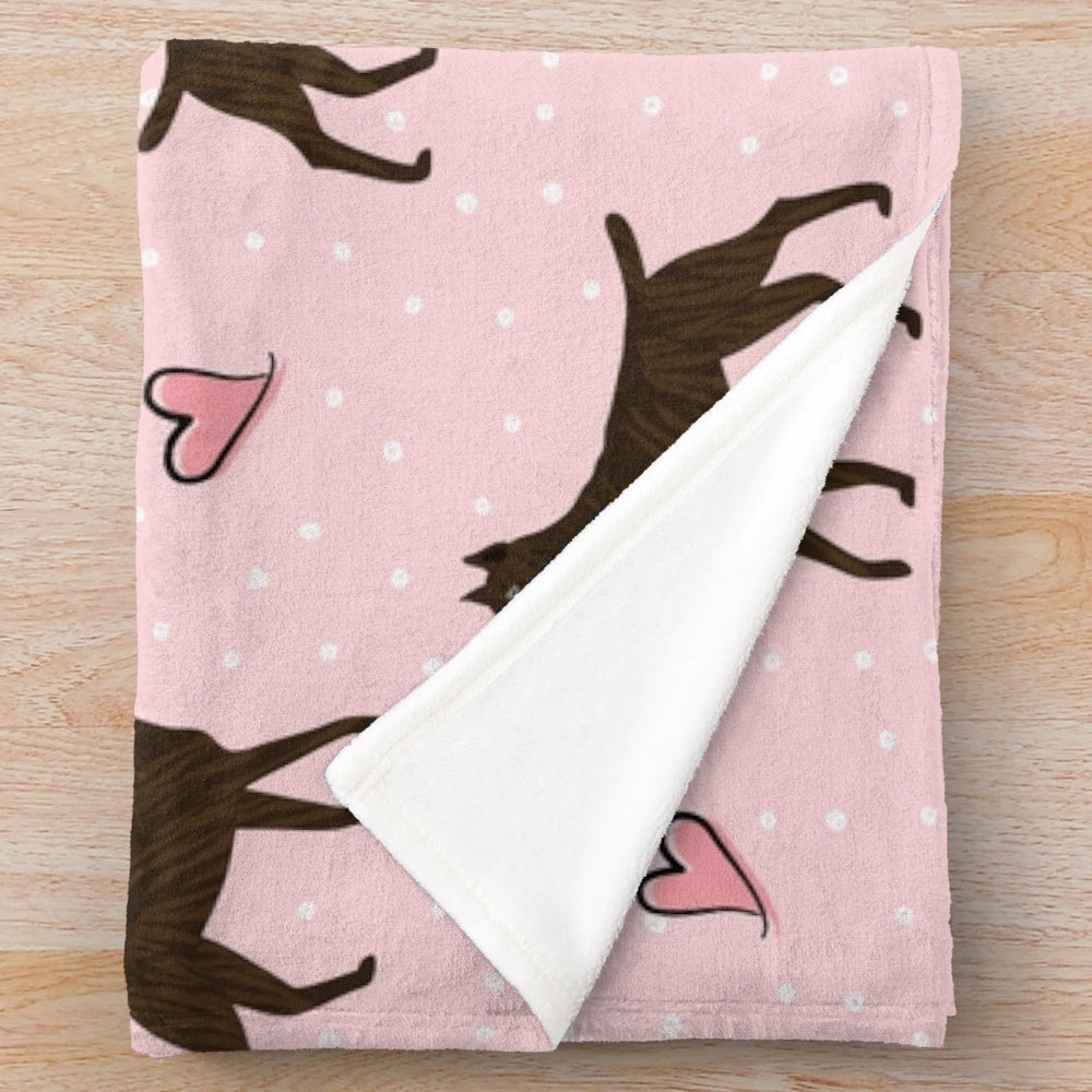 Cane Corso dog plush blanket for pet lovers