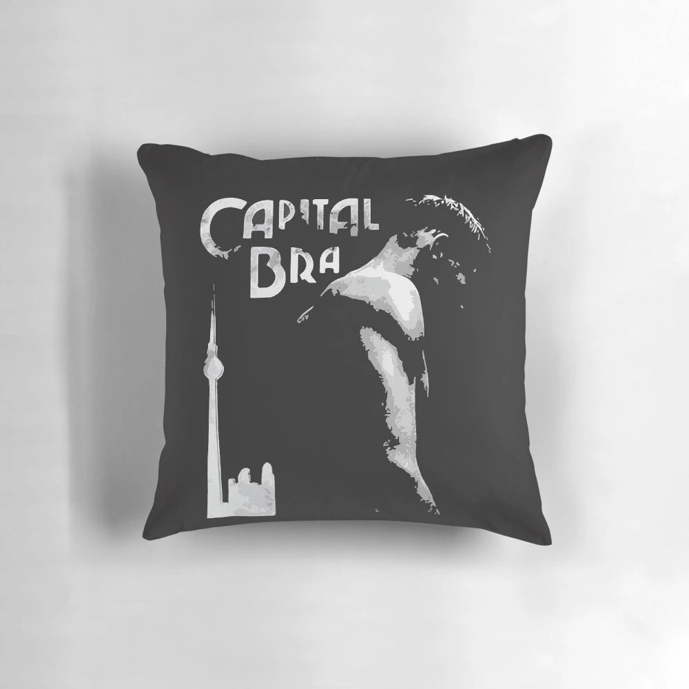 Capital Bra Pillow - Vibrant Throw Cushion Featuring the German Rap Artist