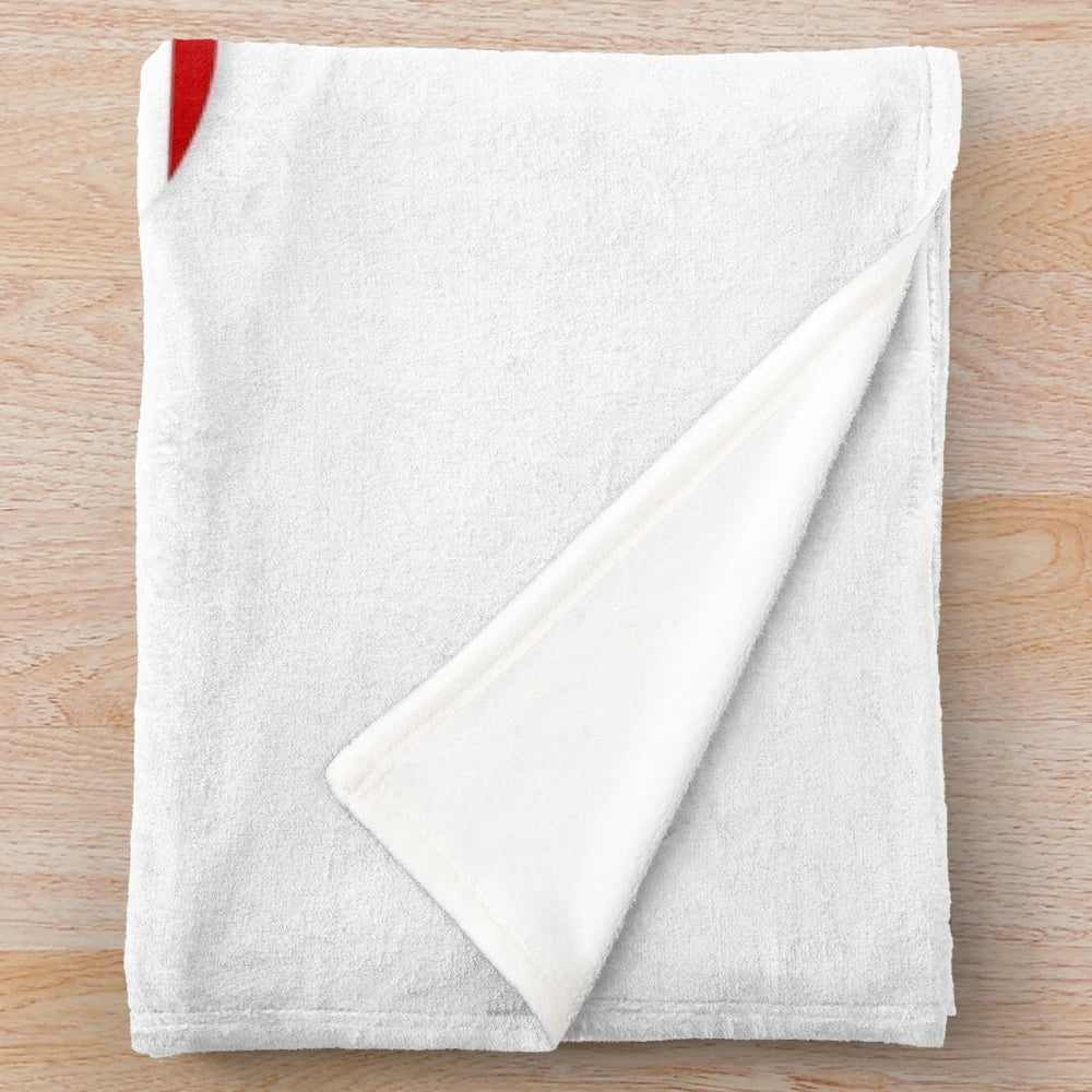 Caregiver holding a plush blanket with a compassionate design