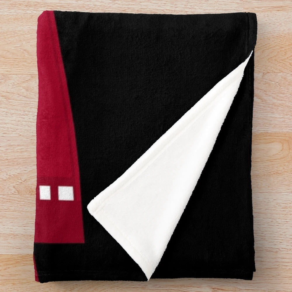 Carnegie Mellon-inspired plush blanket with university logo