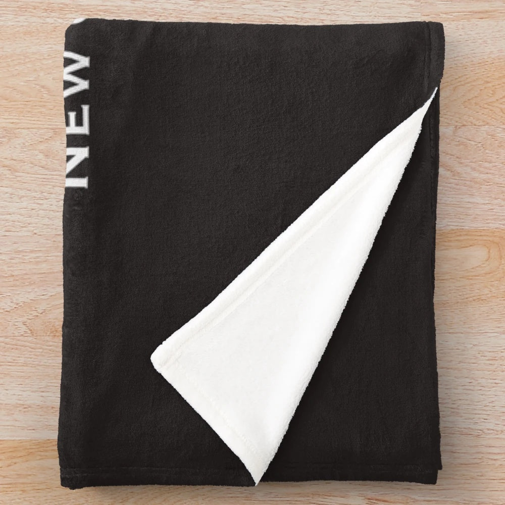 Carnivale-themed plush blanket with the New Canaan, California setting