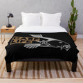 Carp fishing plush blanket with a soft, comfortable design