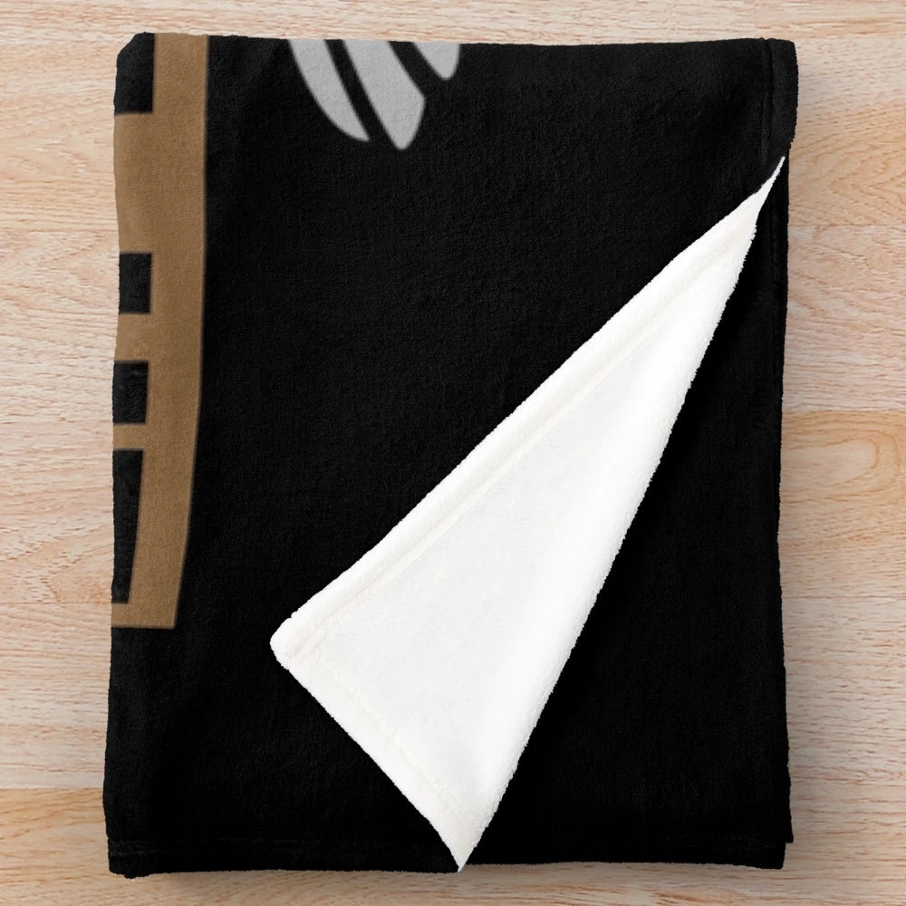 Carp fishing plush blanket with a soft, comfortable design