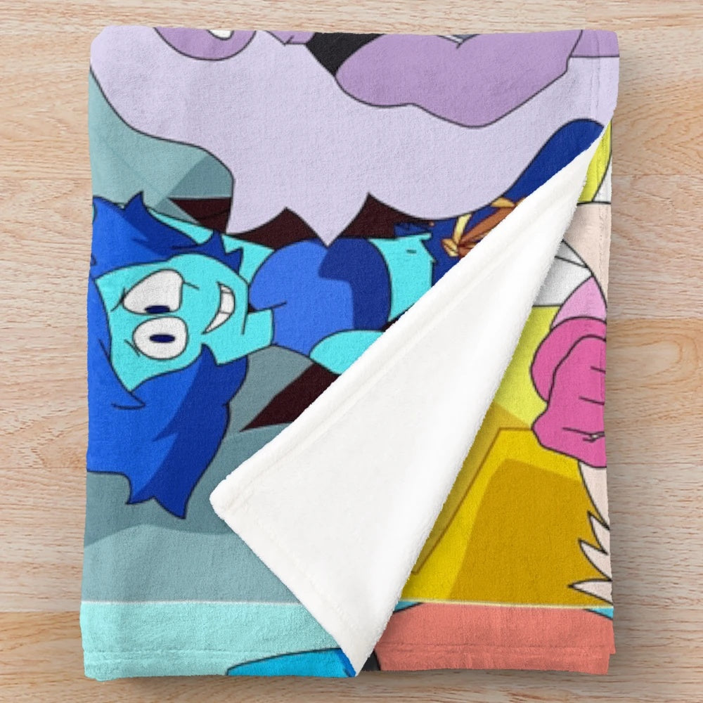 Soft and Cuddly Steven Universe Inspired Plush Blanket