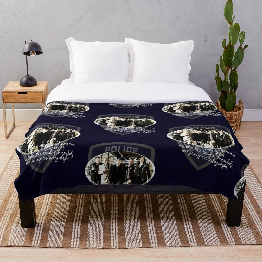 Castle Piano Man Plush Blanket