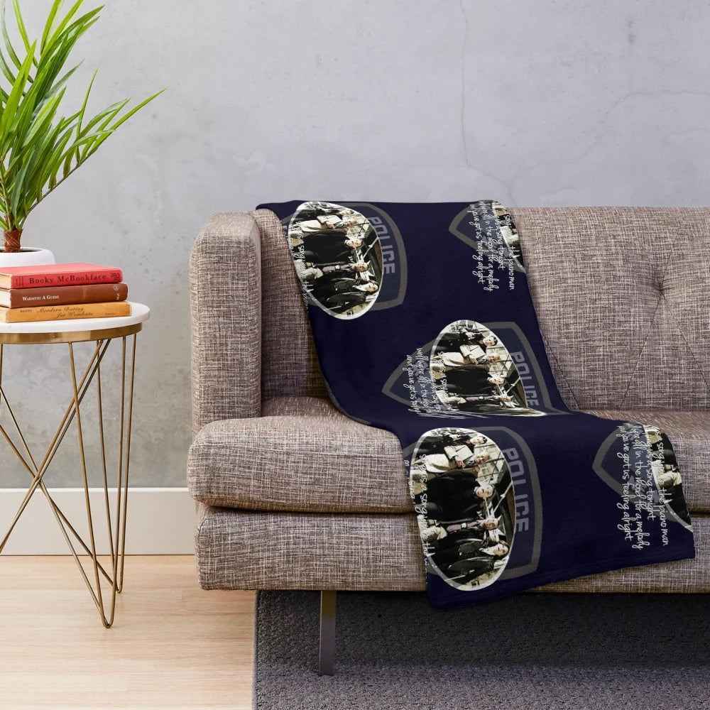 Castle Piano Man Plush Blanket