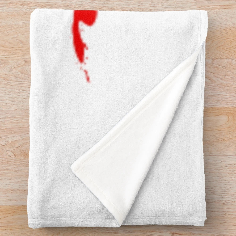 Castle plush blanket with castle and crime scene imagery