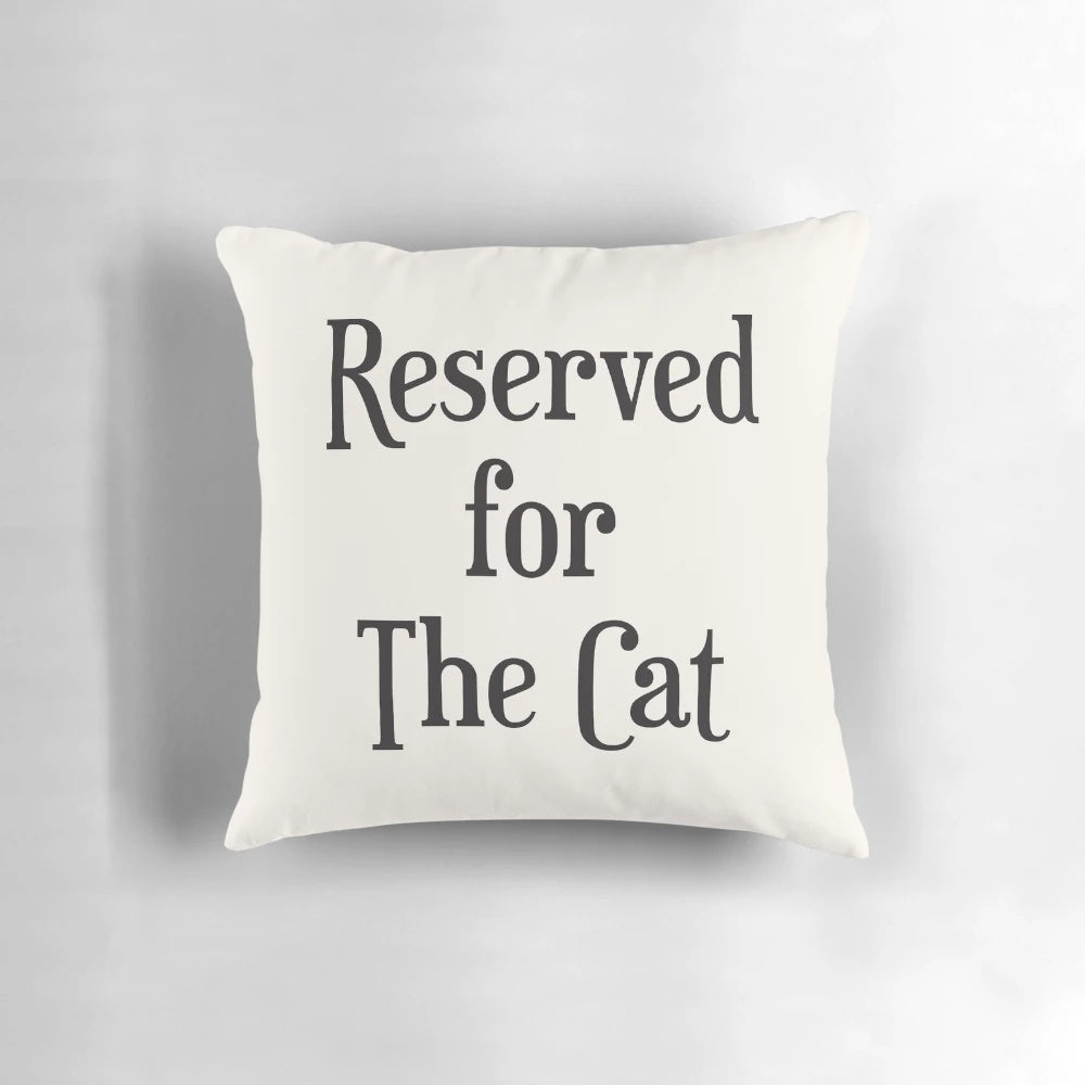 Soft, plush cat cushion and throw pillow for cat lovers and pet owners