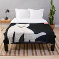 A soft and plush cat-themed blanket inspired by the indie rock band Duster