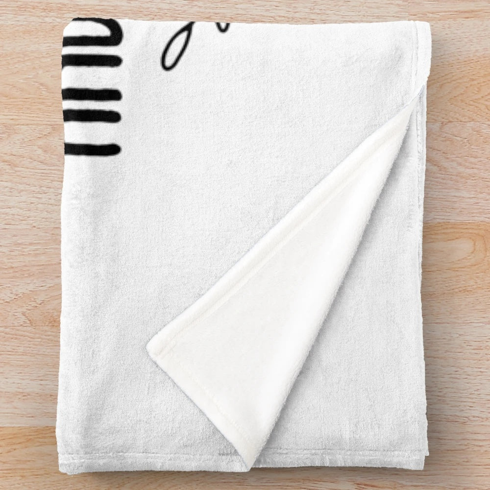 Soft and cozy plush blanket with a funny "My Hobbies Include Petting Cats & Nothing Else" design for the ultimate cat lover.