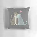Soft, plush cat-themed pillow for pet lovers