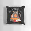 Soft and comfortable indoor cat pillow with a cute and humorous design