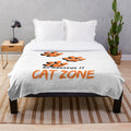 Soft, plush cat-themed blanket for a cozy and comforting home