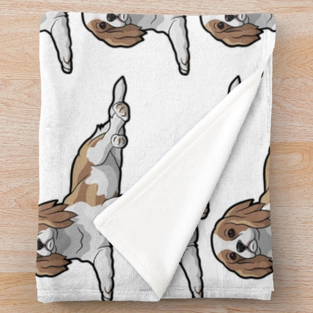 Cavalier King Charles Spaniel plush blanket for pet lovers