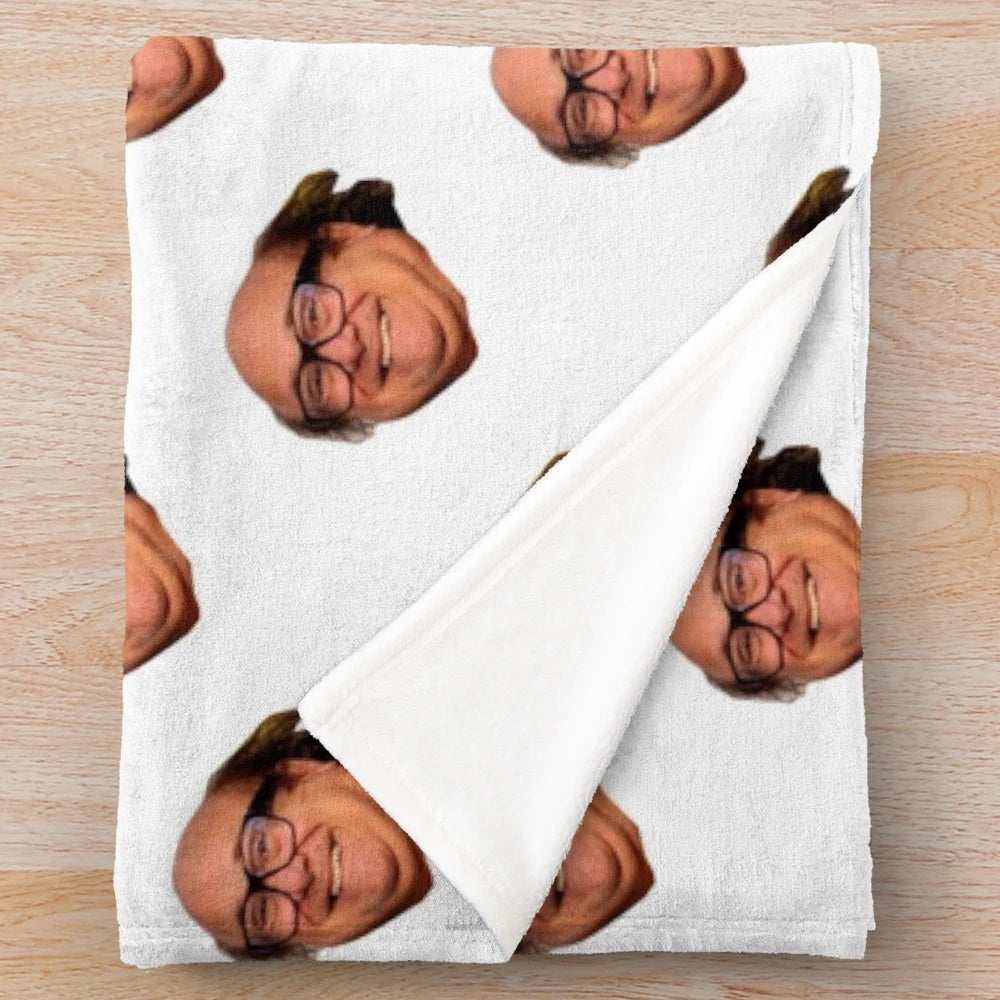 Danny Devito inspired plush blanket