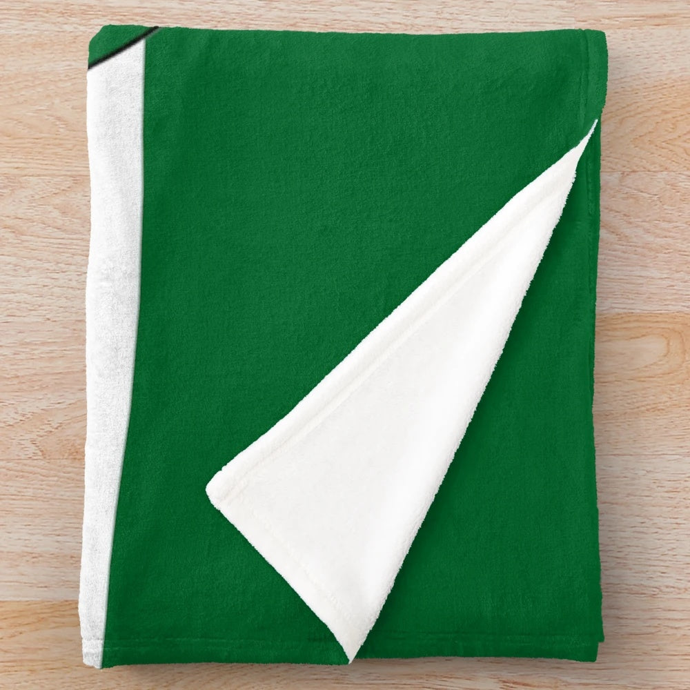 Soft and warm plush blanket with Celtic FC inspired design