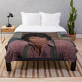 Charles Ingalls inspired plush blanket for Little House on the Prairie fans