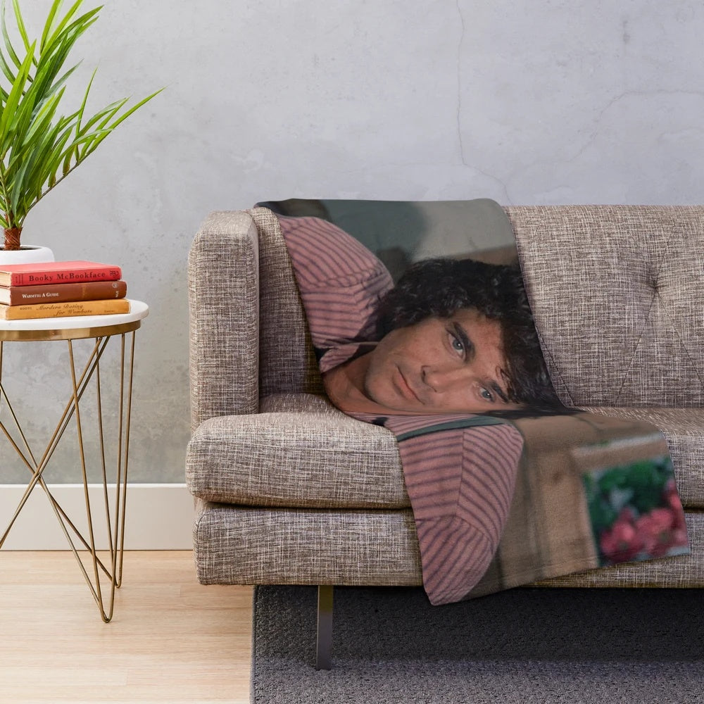 Charles Ingalls inspired plush blanket for Little House on the Prairie fans