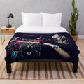 Charlotte de Witte inspired plush blanket for a cozy, comfortable home