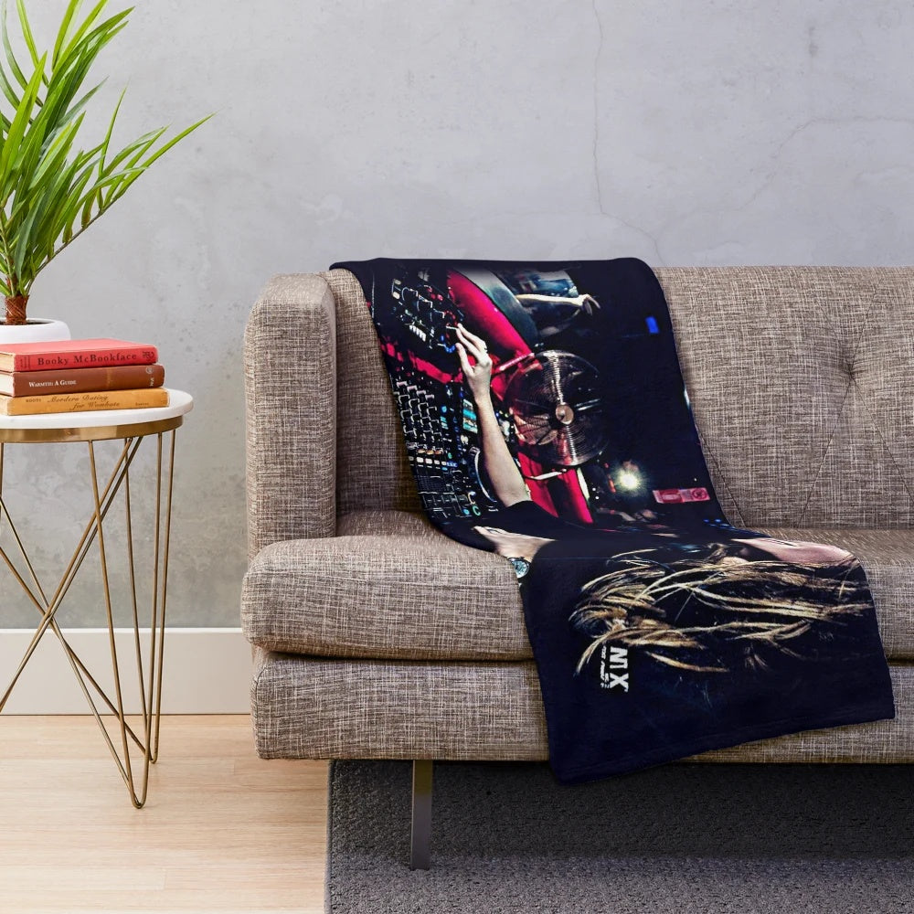 Charlotte de Witte inspired plush blanket for a cozy, comfortable home