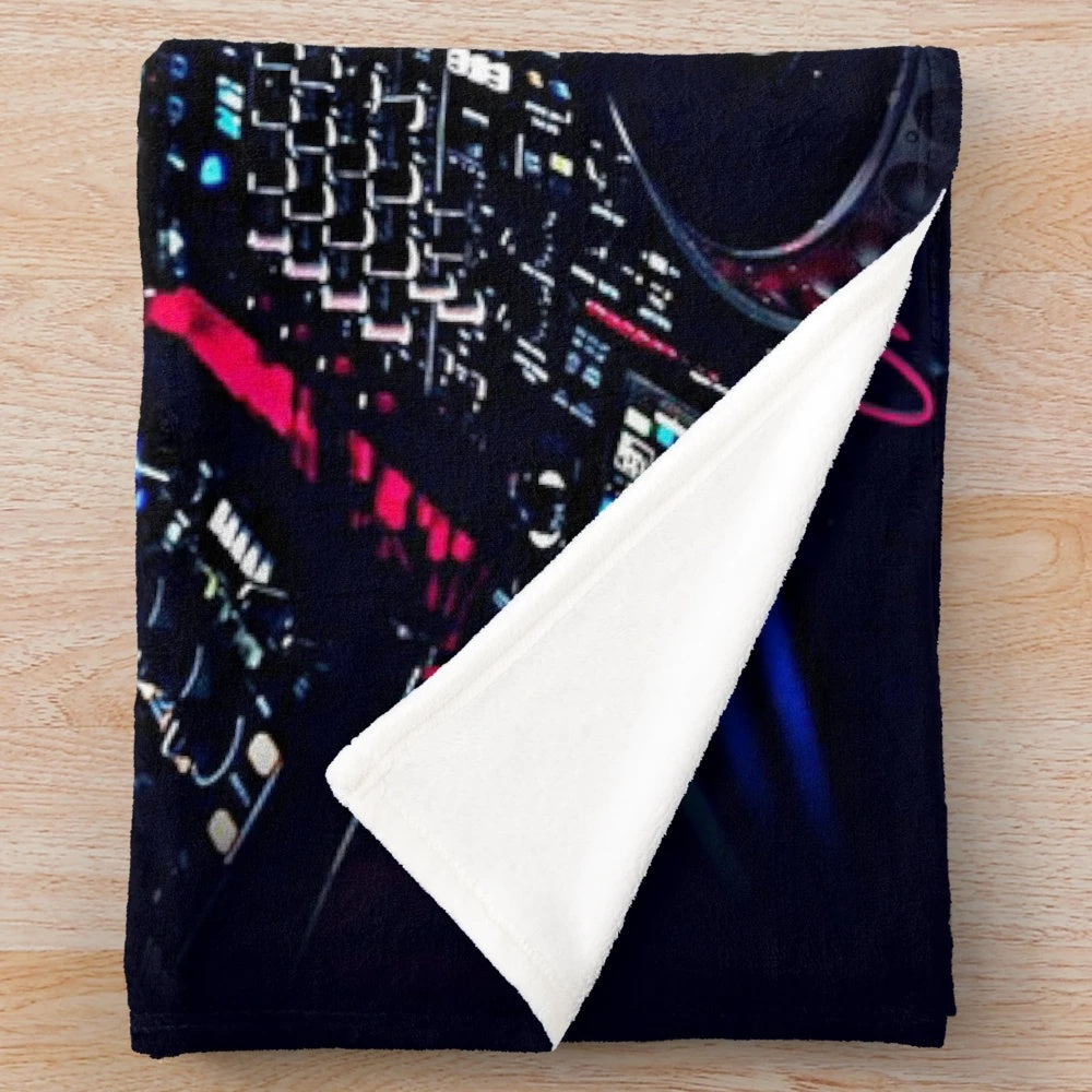 Charlotte de Witte inspired plush blanket for a cozy, comfortable home