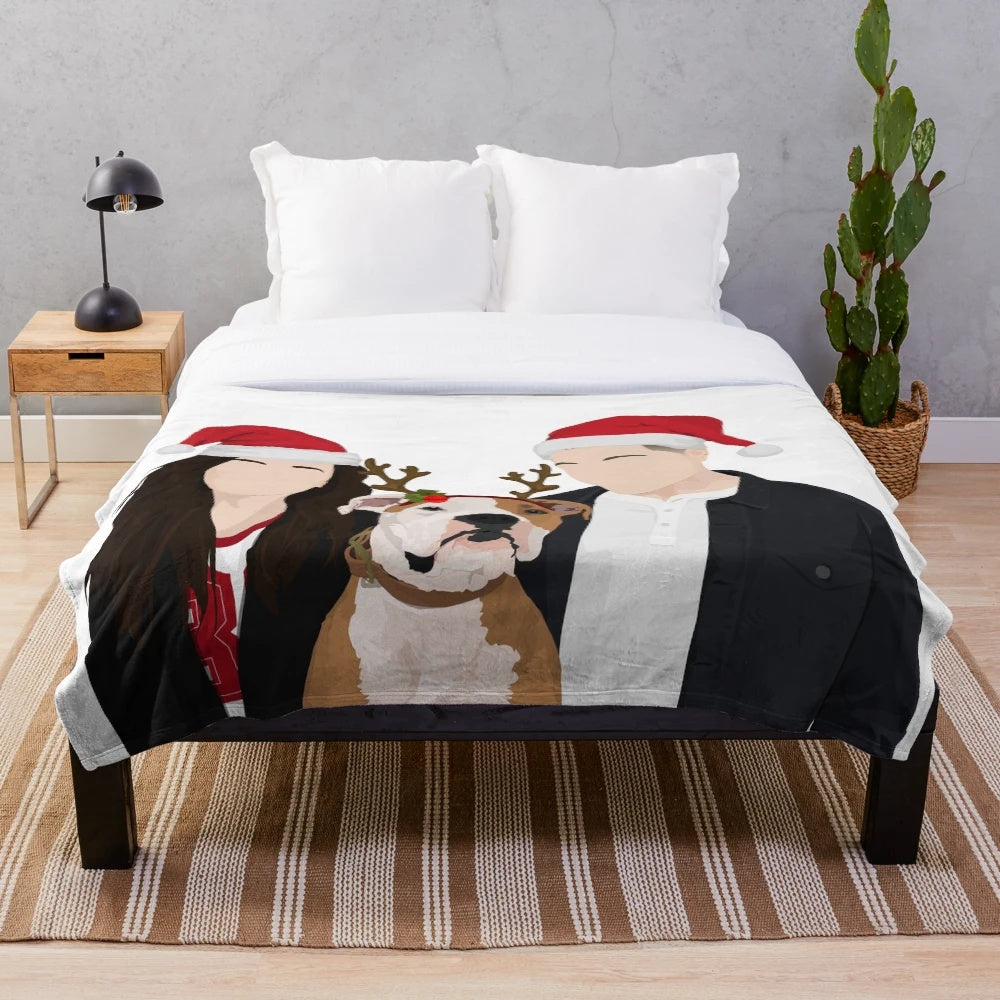 Chenford and Kojo The Rookie plush blanket