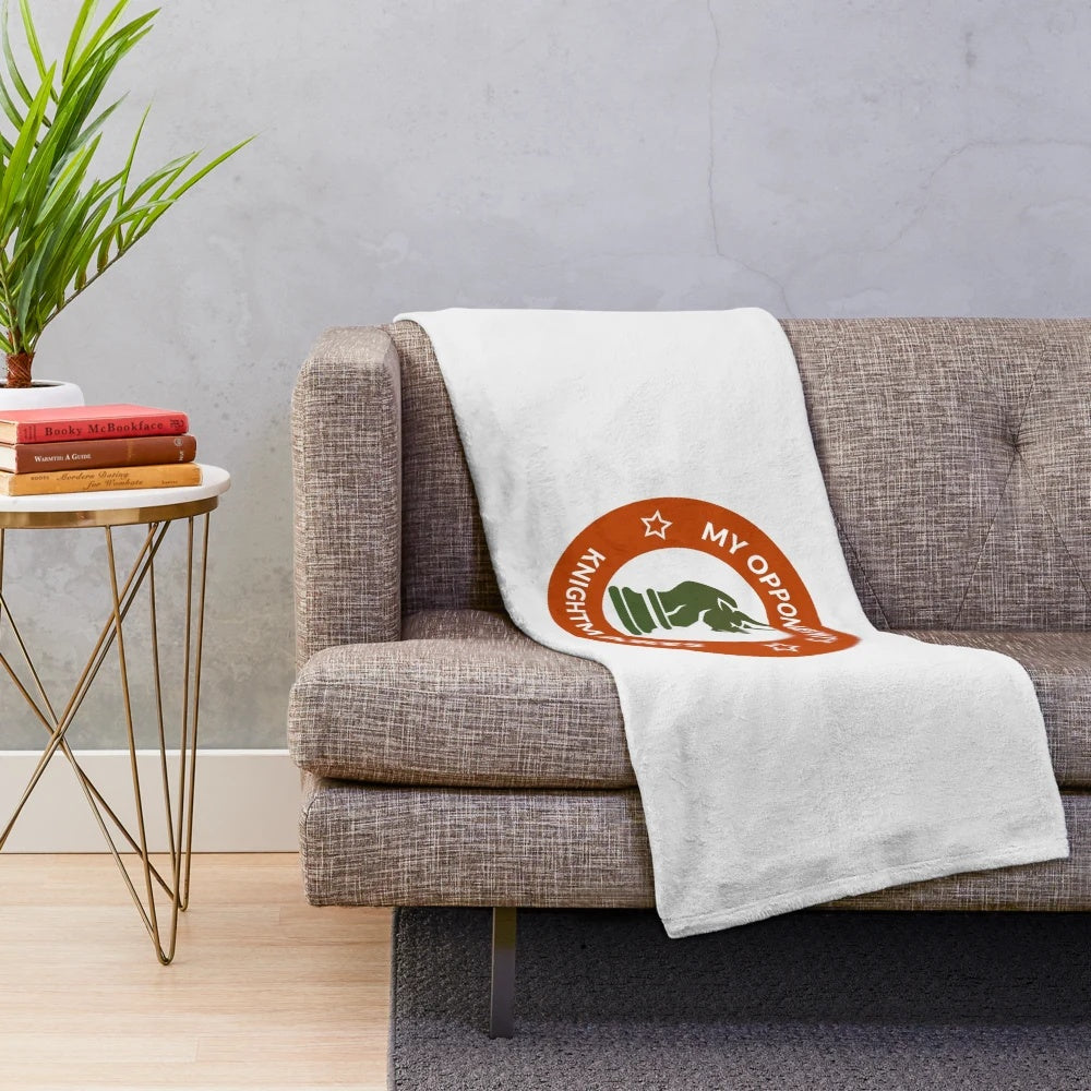 Chess knight plush blanket for passionate chess players