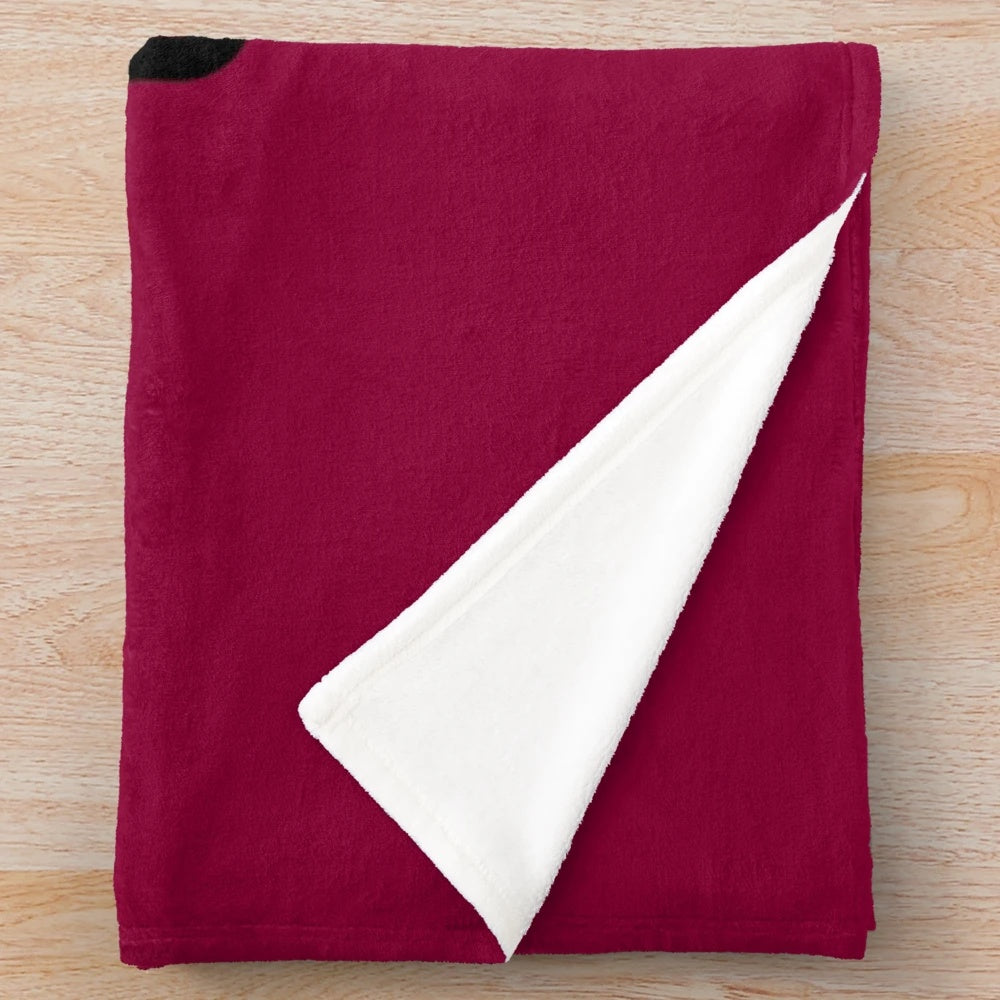 Loyola University Chicago Ramblers logo plush blanket