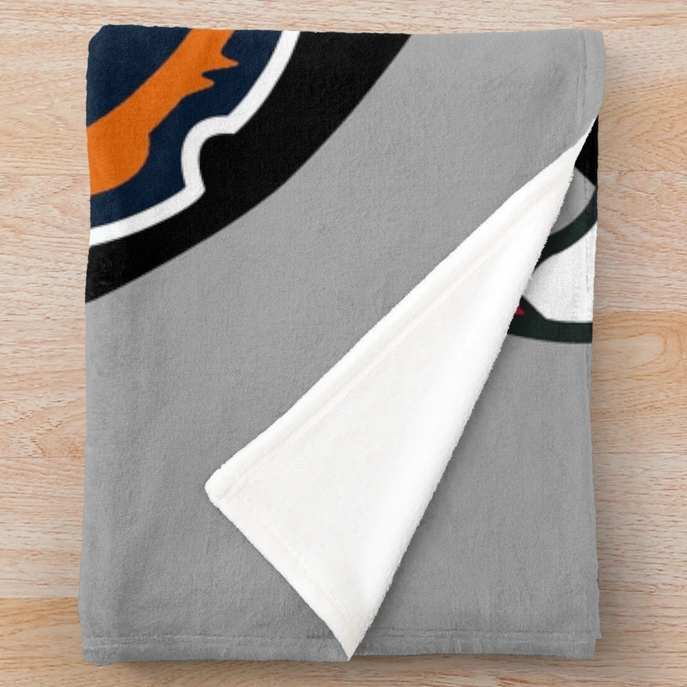Chicago Northside sports themed plush blanket