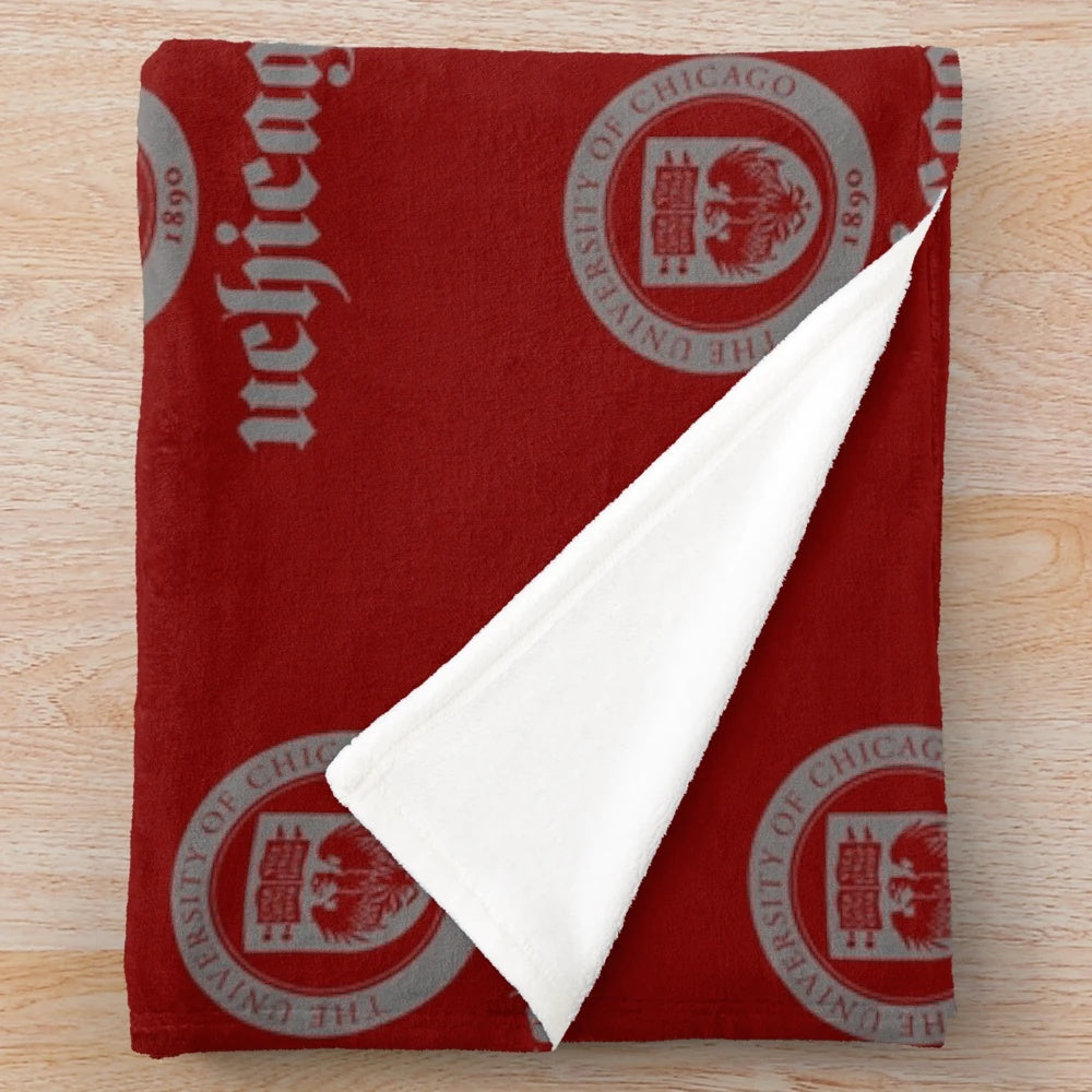 Chicago University Plush Blanket