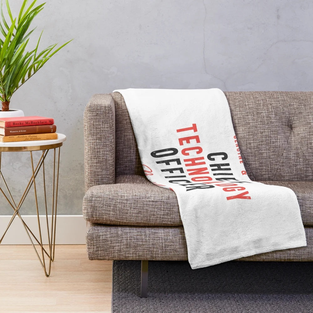 Chief Technology Officer Plush Blanket
