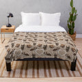 Chihuahua plush blanket for small dog breed enthusiasts