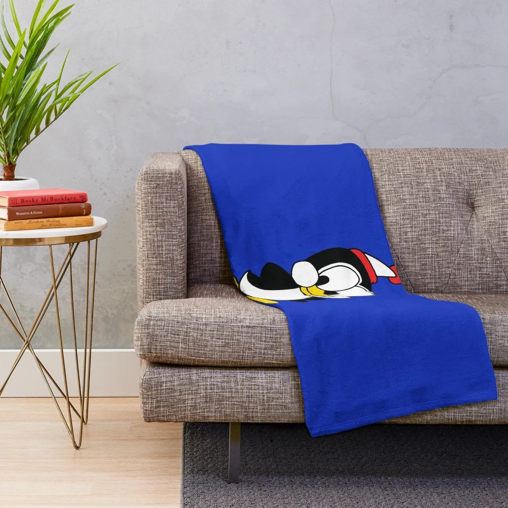 Chilly Willy Penguin Plush Blanket for Kids