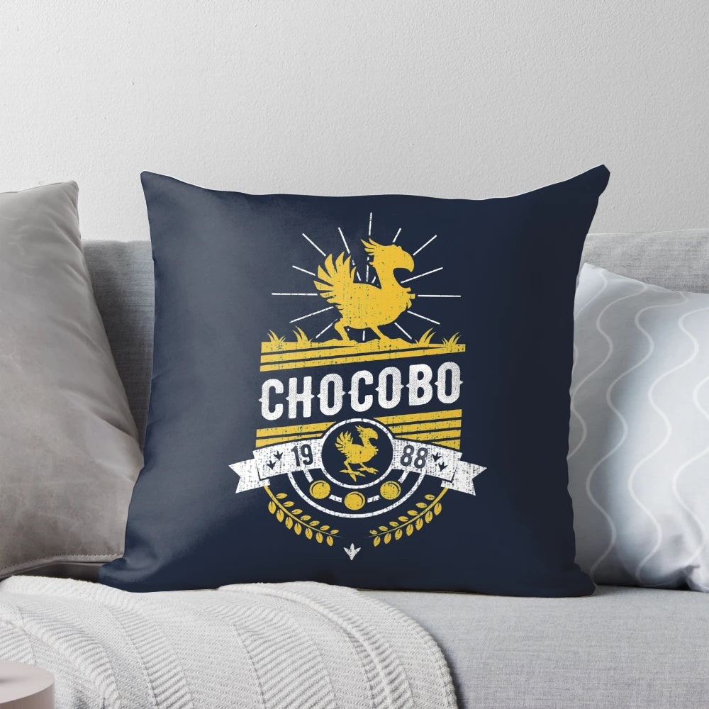 Plush Chocobo Pillow Inspired by the Iconic Final Fantasy VII Game