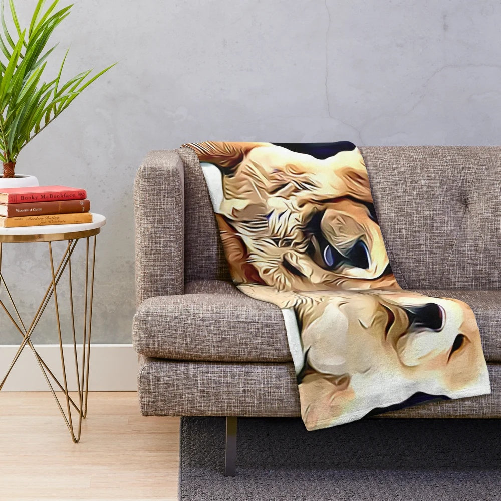 Chow Pals Plush Blanket featuring a cute and fluffy chow chow design