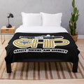 CHP-inspired plush blanket featuring the California Highway Patrol logo