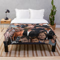 Chris Hemsworth Collage Photo Plush Blanket