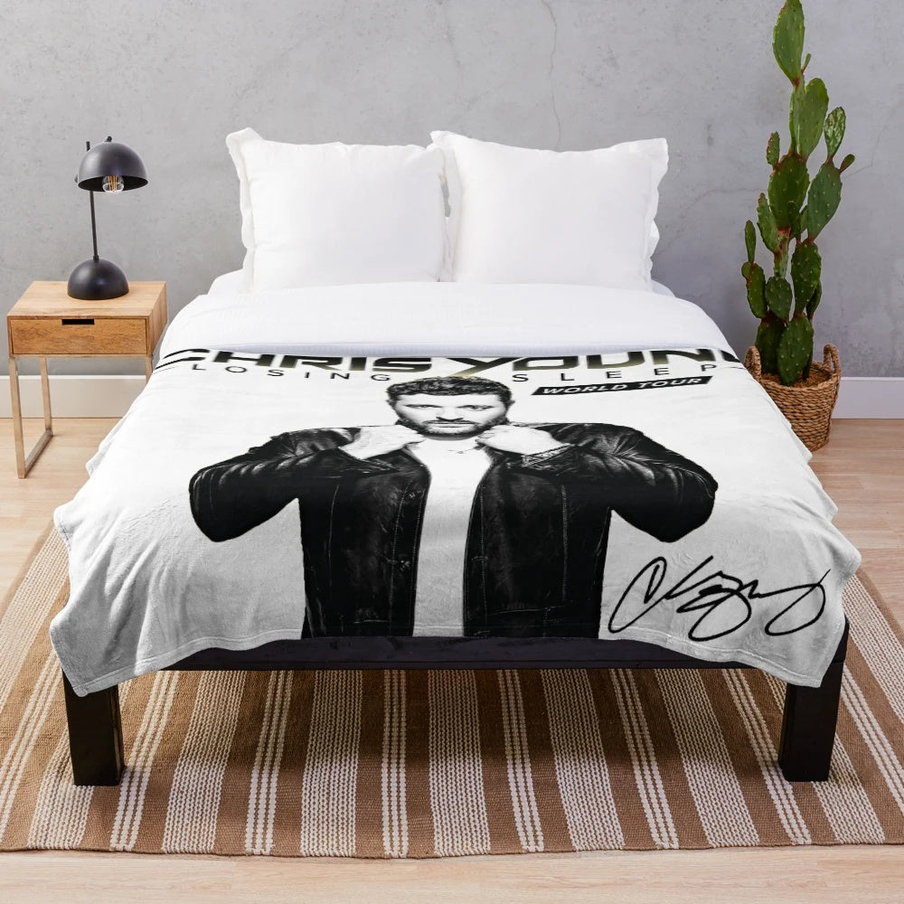 Chris Young Signature Plush Blanket