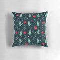 Soft, plush Christmas pillow with festive holiday design
