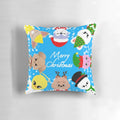 Soft, cuddly Christmas Skzoo plush pillow featuring the beloved Stray Kids characters
