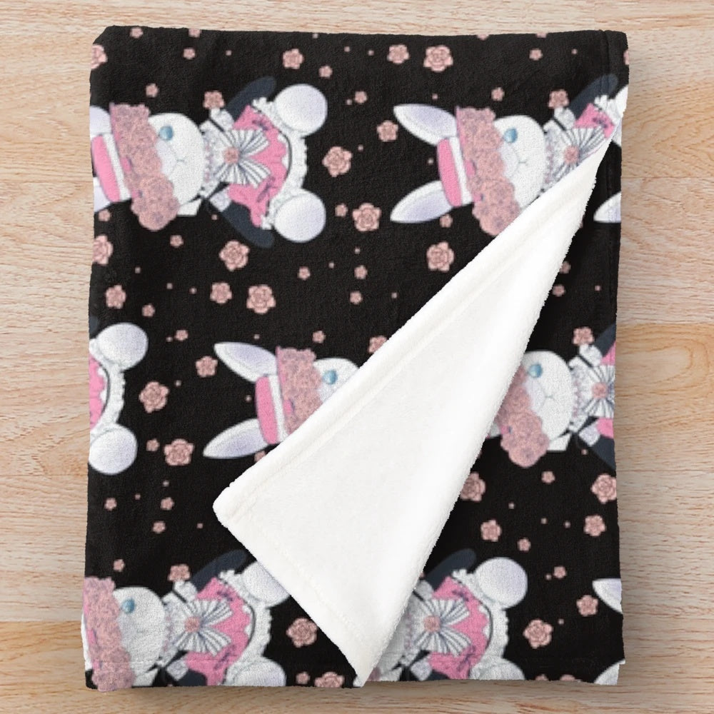 Ciel Phantomhive plush blanket, kuroshitsuji inspired soft throw