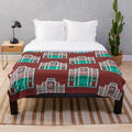 Cine Dore Plush Blanket featuring a vector illustration design