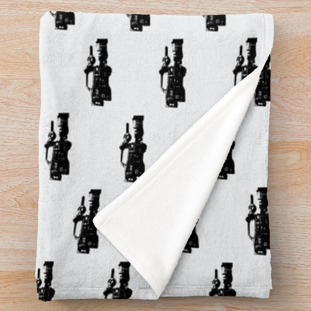 Cinema camera plush blanket for movie lovers and filmmakers