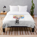 Cinema heroes themed plush blanket for home decor