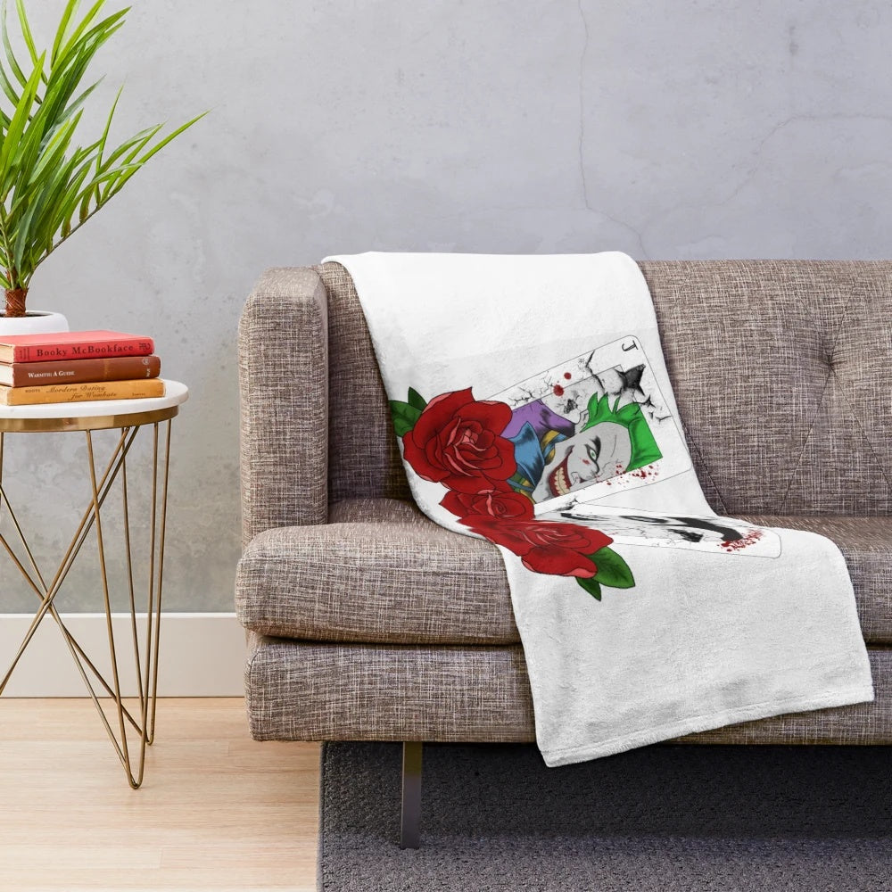 Soft and cuddly plush blanket featuring cinema heroes and heroines