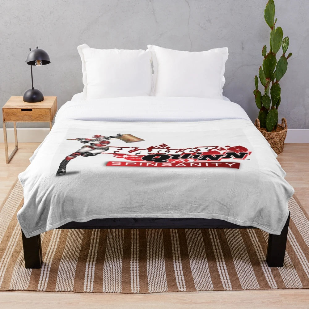Cinema heroes themed plush blanket