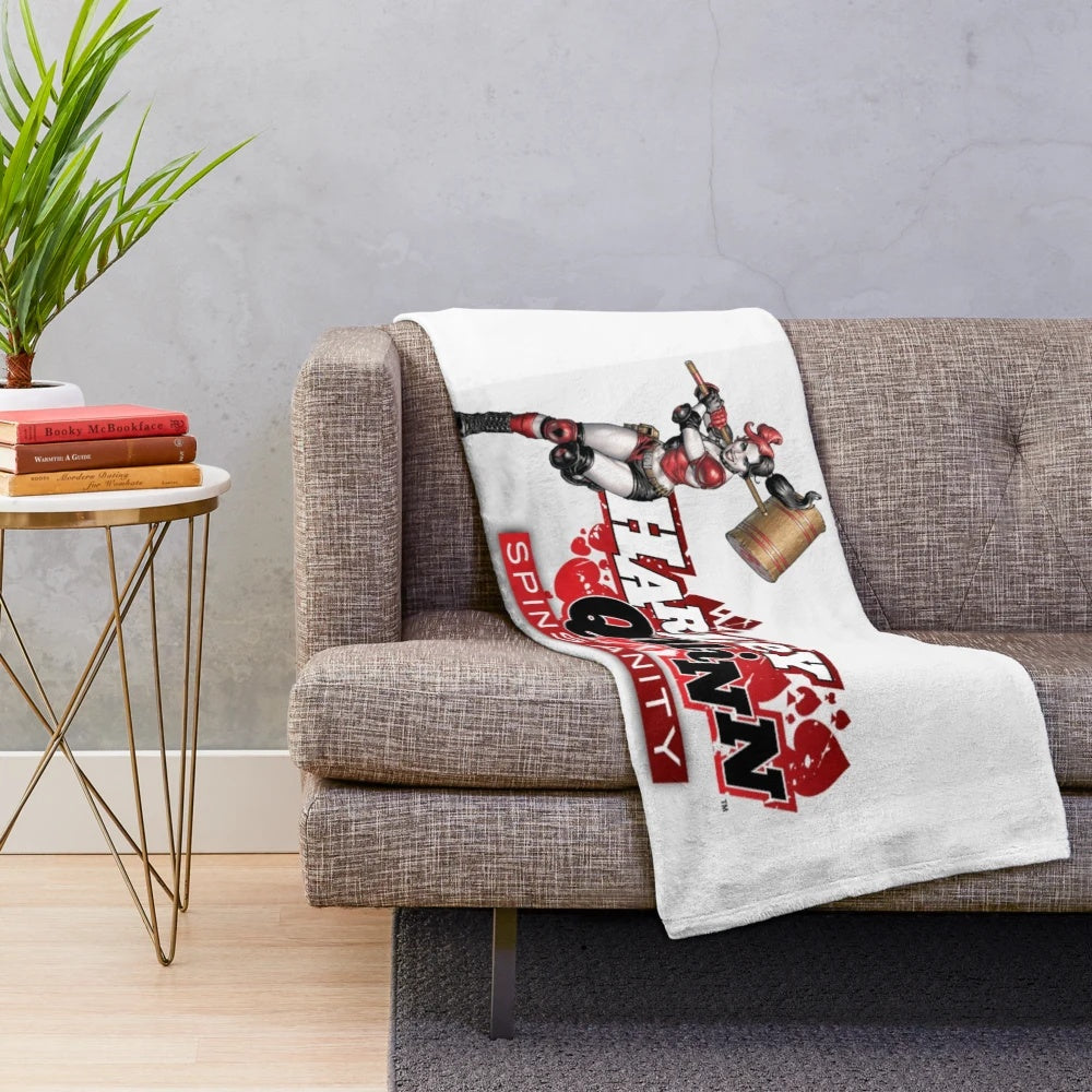 Cinema heroes themed plush blanket
